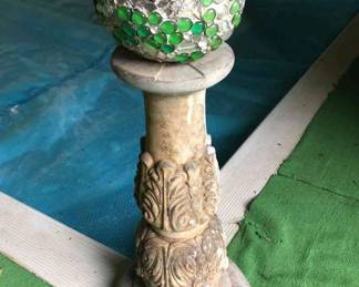 Garden Art Cement Pedestal