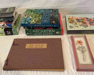 Gardening Books Puzzle, Notecards
