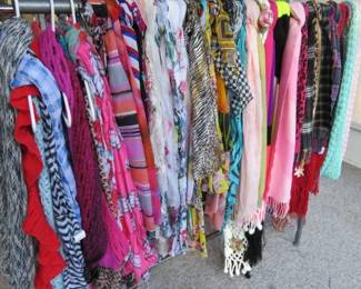 Large assortment of Ladies Scarves