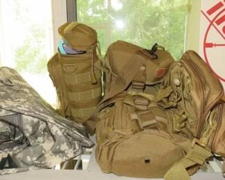 NRA Camo Duffle Bags, Backpacks