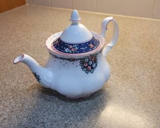 Royal Albert Charlotte pattern teapot