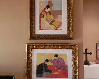 Paul Jacoulet  signed prints