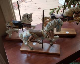 Carousel horses by Jerry Reinhardt circa 1902