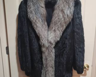 Mink jacket w fox collar...perfect Christmas gift❤