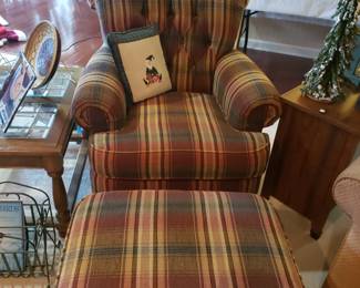 FLEXSTEEL CHAIRS W OTTOMAN 