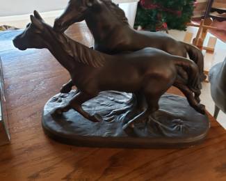 Austin Productions Inc chalk horse sculpture 