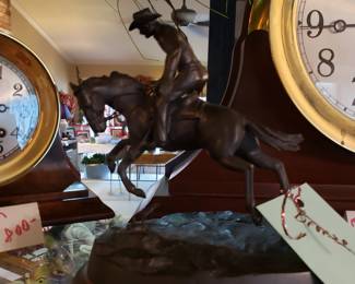 Bronze cowboy