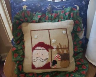 Cross stitch pillows