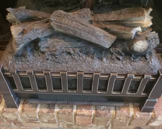  Electric  log fireplace heater, w remote