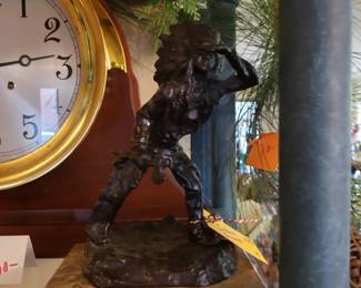 Bronze native American indian