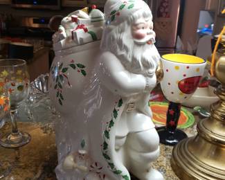 LENOX SANTA COOKIE JAR