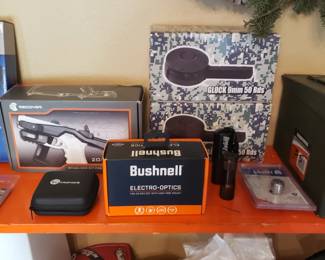BUSHNELL  RED DOT OPTICS w high rise mount