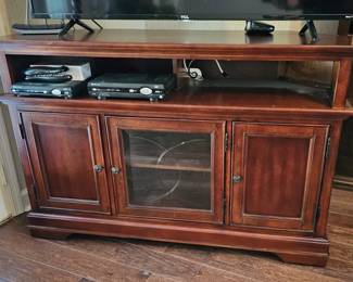 Ashley Furniture Wooden Corner TV Stand 