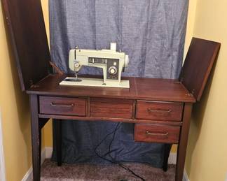 Vintage kenmore sewing machine table 