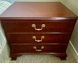 Baker Furniture 3-Drawer Nightstand