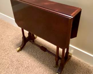 Small Baker Drop Leaf Table
