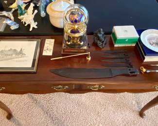Sofa Table w/ Treasures