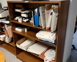 Bookshelf; 47" H x 37" W x 12" D