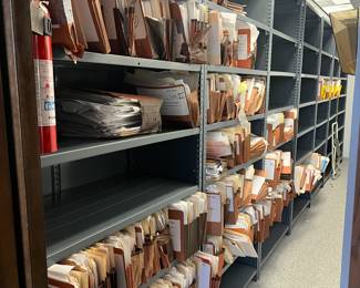 Metal Shelving racks; 87" H x 36" W x 18" D