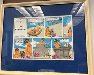 The Workaholic illustrations