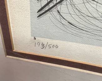 Signed & numbered Salvidor Dali "Napoleon and the Angel"