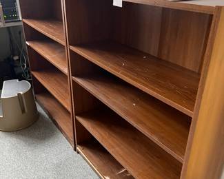 Bookshelves (2); 47" H x 38" W x 12" D