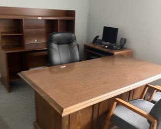 Executive Desk; 66" L x 36" D x 30" H