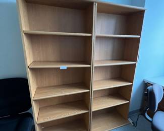  Bookshelves (2); 73" H x 30" W x 11" D