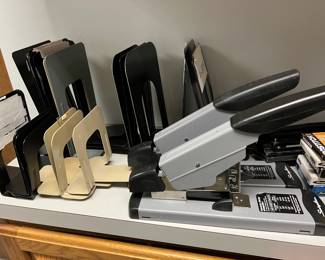 bookends; Swingline staplers