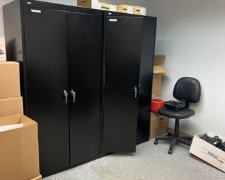 Metal storage cabinet (one available)