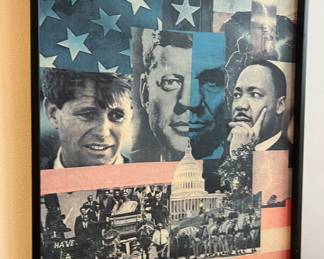 Vintage Assasination Collage; JFK, RFK, MLK by Sibyl