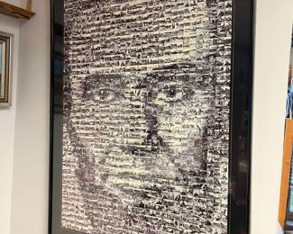 Robert Silvers Abraham Lincoln Photomosaic framed poster