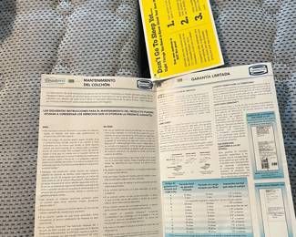 King size w/ mattress and cover