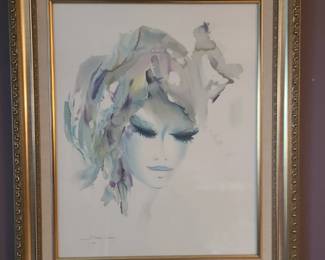 Shan-Merry ~ 
"Nevada" ~ 2001
Lithograph in color on wove paper  ~ Signed in pencil ~
E A   *with COA
size 21 1/4" X 17 1/14"