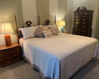 Mattress still available but bedframe and bedding SOLD. 