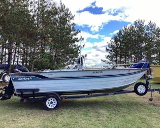 1990 19' Sea Nymph Striper & Trailer
