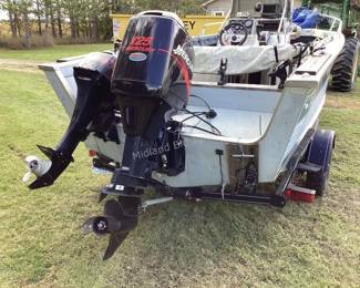 1990 19' Sea Nymph Striper, Mercury Motors & Trailer