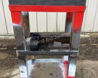Meroplate Surface Top Steel Framed Cart