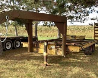 Project equipment trailer (no deck)