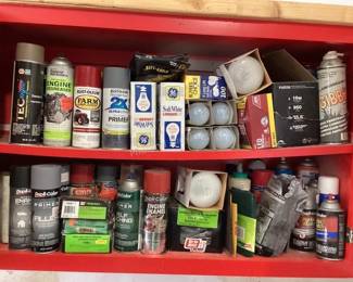 Cupboards of Garage Usefuls