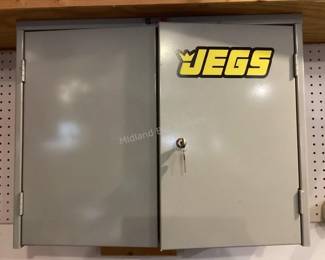 One of three wall cabinets