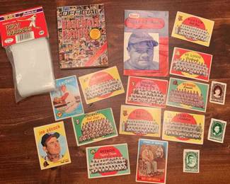 Misc Vintage Baseball Team Cards