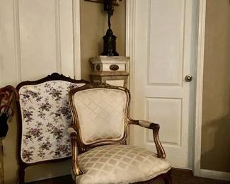 Louis XV Style French Armchair, Fire screen