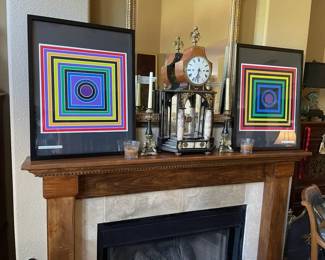 Early 19th Century Austrian Clock, Modern Art