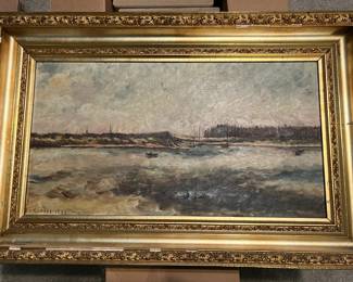 Antique oil painting