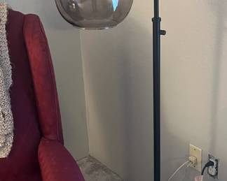 Arcadia Collection - glass globe floor lamp