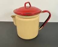 Old Iron & enamel Coffee Pot