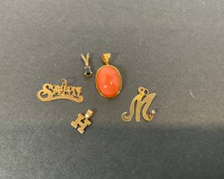 14K gold (small) pendants