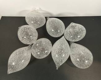 Glass Xmas Ornaments