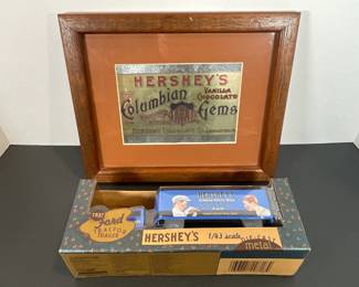 Hershey Label and Die Cast car